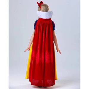 Costume de scène pour enfants sur le thème des contes de fées d'Halloween, costume de princesse blanche-neige mignon pour enfants - Product Image 2