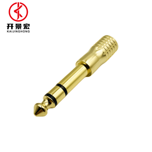 <span class=keywords><strong>Adaptador</strong></span> de Conector para Auriculares Estéreo de <span class=keywords><strong>6.3</strong></span> mm Macho <span class=keywords><strong>a</strong></span> <span class=keywords><strong>3.5</strong></span> mm Hembra, Chapado en Oro - Product Image 3