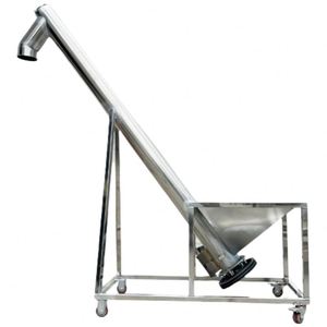 Transportador de Gránulos en Espiral de Acero Inoxidable Vertical para Polvo de Arroz, Polvo Plástico, Alimentos, Condimentos, Forraje y Harina - Product Image 6