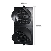 Pemasok Lampu Lalu Lintas Dia.400mm Lampu Lalu Lintas LED Bola Merah Hijau dengan Lensa Bening