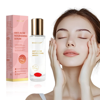 Sérum concentré pour le visage à perles affinantes, format voyage, marque privée, idéal pour les déplacements