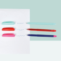 Stylo bille gel couleur macaron de haute qualité, lot de 50 pièces en boîte de présentation, 0,7 mm, rechargeable, écriture fluide, papeterie en gros