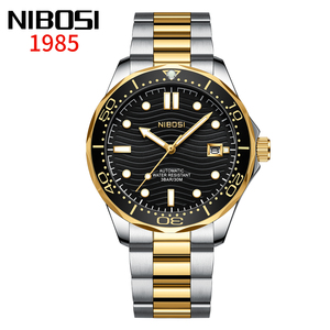 NIBOSI 2593 lujo Shanghai movimiento mecánico automático banda de acero inoxidable resistente al agua esfera de cristal reloj de hombre - Product Image 4