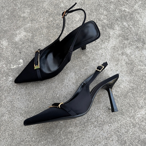 Zapatos Elegantes de Diseño para Mujer 2026, Punta en Pico, Hebilla Exquisita Sandalias de Moda - Product Image 2