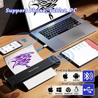 Imprimante thermique portable pour machine à tatouer pochoir impression HD papier de transfert connectivité Bluetooth Stock iPad Arts