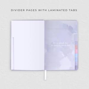 LABON Daydream sin fecha 12 meses para hacer lista planificador PU diario de cuero vegano con pegatina encuadernación de costura de hilo de tapa dura - Product Image 3