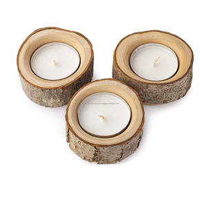 Natural Wood <b>Candle</b> Holder Customized Round <b>Shape</b> and Handmade Table Ware Decorative <b>Candle</b> Holder and for Sale - Product Image 2