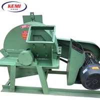 Pulvérisateur de bois électrique haute efficacité avec moteur de 11 kW, capacité de 1 T/H pour le broyage du bambou, des coques de noix de coco et des palettes