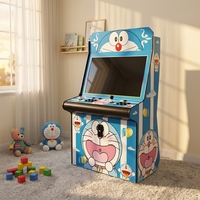 Machine de jeux vidéo d'arcade à monnayeur 32 pouces avec accepteur de billets, Pandora Box, jeux Street Fighter et de course automobile pour équipement de jeu