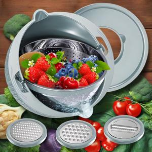 Atacado 4-1 <span class=keywords><strong>Colander</strong></span> Com <span class=keywords><strong>Bowl</strong></span> Set <span class=keywords><strong>Colander</strong></span> Com Colheres De Medição Fruit Strainer <span class=keywords><strong>Bowl</strong></span> Rotatable Kitchen <span class=keywords><strong>Colander</strong></span> Strainer <span class=keywords><strong>Bowl</strong></span> - Product Image 3