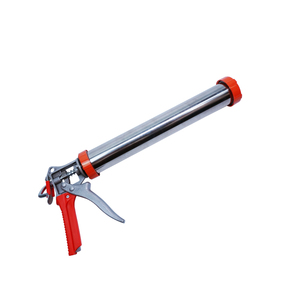 Pistolet à calfeutrer industriel MH Silver Sausage 600 ml, manuel, rapport de poussée 18:1, corps en aluminium, piston en acier inoxydable, rotation à 360 degrés - Product Image 1