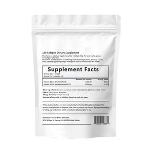 OEM di elevata purezza 2-in-1 supporto immunitario vitamina <span class=keywords><strong>D3</strong></span> e K2 Softgel capsula Non ogm integratore per adulti - Product Image 2