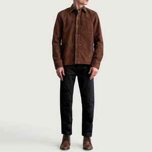 High Selling Long Sleeved Premium Quality Made <b>Men</b> <b>Suede</b> Leather <b>Jacket</b> <b>Men's</b> Customized Color <b>Suede</b> Leather <b>Jacket</b> - Product Image 5