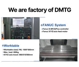 GT DMTG VMC850 Centre d'usinage pour fraisage vertical Centro De Usinagem 3 Eixos Cnc Milling Machine <span class=keywords><strong>Vmc</strong></span> 3 Axis - Product Image 2