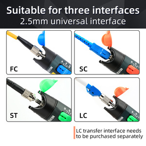 <span class=keywords><strong>Tester</strong></span> kabel serat optik, 1mw kesalahan Visual Locator 1-5km dan FC-LC adaptor pria ke wanita SC-LC untuk CATV Engineering Checker - Product Image 3