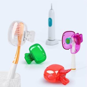 Toothbrush <b>Head</b> <b>Cover</b> Protective Plastic Clip for Travel and Household Use Cool Bathroom Stuff Daily Sundry Goods - Product Image 4