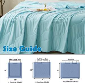 Couvre-lits rafraîchissants pour les dormeurs chauds, couvre-lit rafraîchissant doux, Queen, <span class=keywords><strong>bleu</strong></span> aqua, <span class=keywords><strong>90</strong></span> pouces x <span class=keywords><strong>90</strong></span> pouces - Product Image 5