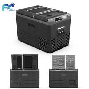 Réfrigérateur mobile 35L 12V 220V à double zone, compresseur de refroidissement, camping, <span class=keywords><strong>petit</strong></span> mini réfrigérateur portable pour voiture - Product Image 1