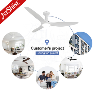 Ventilatore da soffitto bianco a 6 velocità da soffitto moderno con luce - Product Image 5