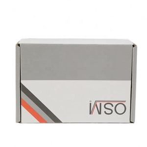 Caja de envío de cartón corrugado plegable de embalaje de comercio electrónico blanco mate barato al por mayor - Product Image 4