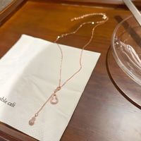 Collier ras du cou délicat porte-bonheur en argent sterling 925 avec zircon et pendentif gourde