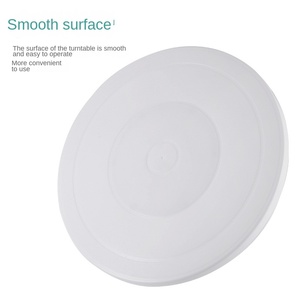 Platos Giratorios Redondos de Plástico PP de Grado Alimenticio, Desechables, de 360 Grados, para Decoración de Pasteles, Herramientas para Hornear en Mesa - Product Image 4