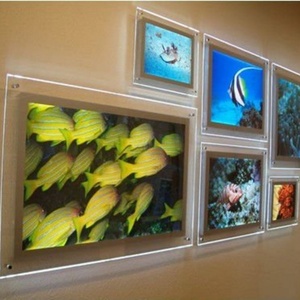 A2 <b>Led</b> Crystal Frame Light Box Illuminated Light Box Hanging Real Estate Agent Window Display Advertising <b>Led</b> Light Boxes - Product Image 5