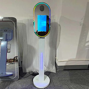 ตู้กระจกตู้โชว์ภาพถ่ายกระจกโปร่งใสบูธถ่ายรูป - Product Image 4