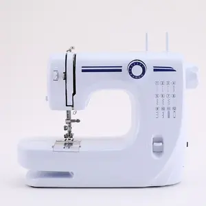 E-commerce vente chaude 608A machine à coudre version améliorée de 12 fils électrique maison mini aiguille double couture polyvalente