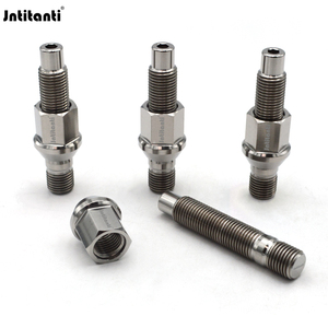 Nouveaux boulons de roue en alliage Ti-6Al-4V de grade 10.9, conversion de boulons de roue en écrous M12x1.5x78mm et M12x1.5x27mm pour voitures européennes - Product Image 5