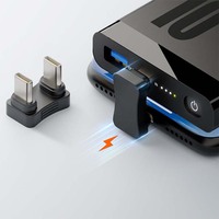 Connecteur USB mâle vers femelle en forme de U, coudé, direction positive/négative, adaptateur USB 3.0 OTG pour ordinateur portable, sortie CC