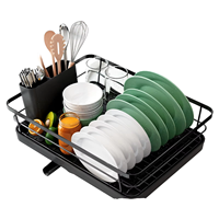 Égouttoir à vaisselle simple en fer forgé de style japonais, support de rangement de cuisine en acier au carbone pour séchage de bols