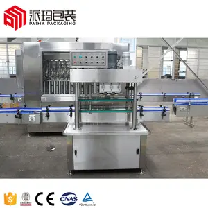 Bottled Automatic Sunflower Oil Filling Plant / Oil Bottling Machine