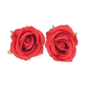 Jessie Fleurs artificielles en soie, roses, décoration de mariage, accessoires pour la maison, décoration photographique, multicolores, 8 pièces - Product Image 5