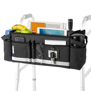 Sac de rangement suspendu pour fauteuil roulant, imperméable et de bonne qualité - Product Image 1