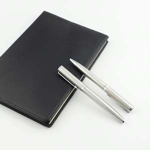 Stylo à bille élégant en acier inoxydable, stylo à bille en métal personnalisé de qualité supérieure, cadeaux pour femmes d'affaires et hommes matures - Product Image 4