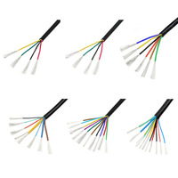 U. L2464 fil gainé 16AWG 2-core 3-core 4-core cordon d'alimentation câble de signal étamé ignifuge