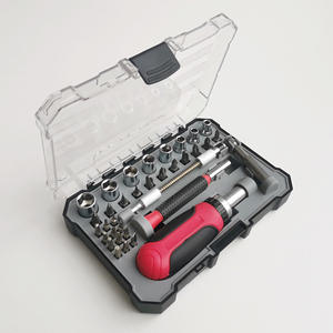 Juego de Destornilladores de Trinquete Lixin Tools de 35 Piezas, 1/4 Pulgada, Acero Aleado, Kit de Herramientas de Precisión para Reparaciones del Hogar - Product Image 1