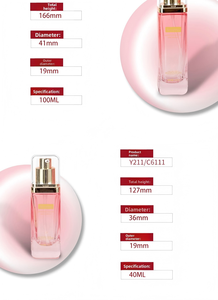 Botella Cuadrada de Vidrio <span class=keywords><strong>Yijing</strong></span> con Fondo Grueso de 5 ml para Tónico, Loción, Suero, con Cabezal Dosificador, Serigrafía, Recubrimiento en Aerosol, Cosmético - Product Image 5