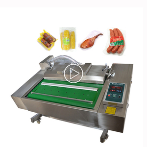 DZ-1000 Electric Industrial Automatic <b>Vacuum</b> Sealing Packing Machine with Continuous Conveyor for Food Textiles Paper Glass - Product Image 1
