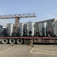 Generator Uap Biomassa Otomatis Tekanan Rendah Tipe Tabung Api Vertikal LHG 0.1-3t/jam Bersertifikasi CE EAC