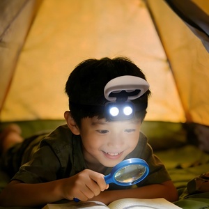 Lampe <span class=keywords><strong>frontale</strong></span> USB Panda en silicone, portable, rechargeable, LED, pour bébé, travail, urgence, camping, jouet pour enfants, veilleuse, décoration de chambre, Noël - Product Image 1