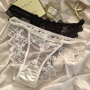 Groothandel Hoge Kwaliteit Custom Naadloze Sexy Slips Transparante Vrouwen Lage Taille Ondergoed Dames Dragen Kanten Slipje