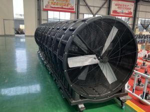 Ventilateur de sol portable en plastique de 1,5 m avec contrôle de vitesse, composant moteur central pour montage au plafond, ventilateur de sol mobile - Product Image 3