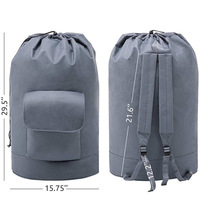 Sac à linge portable Raytop Sac à dos avec bretelles réglables