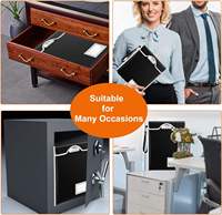 Sacs de rangement pour documents en tissu de fibre de verre avec revêtement en silicone, écologiques, durables, imperméables, ignifuges, sûrs et portables, avec fermeture