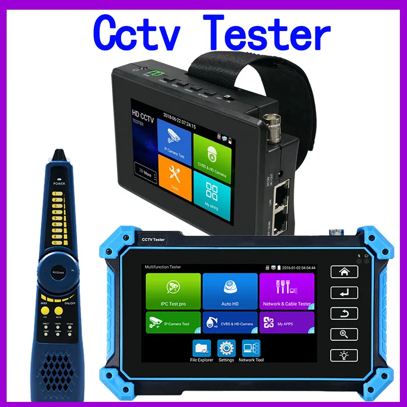 Cctv Tester Ipc 5200c Plus Iptv Test cavo di rete Ip Camera Tester 4k portatile Mini Poe Vga Monitor di ingresso Hdmi per telecamere Wifi