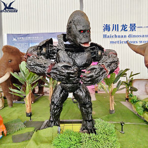 Modelo Animatrónico de King Kong de Alta Gama, Gorila Realista de Tamaño Real, Estatua de <span class=keywords><strong>Animal</strong></span> con Impresión 3D para Parques de Atracciones - Product Image 5