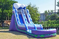 Toboggans gonflables commerciaux de saut de toboggans aquatiques gonflables personnalisés avec piscine à vendre Locations de fêtes pour enfants