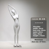 Maniquí de Fibra de Vidrio Femenino de Cuerpo Completo Sentado con Cabeza para Exhibición de Ropa Interior, Soporte de Exhibición, Modelo para Yoga y Pilates